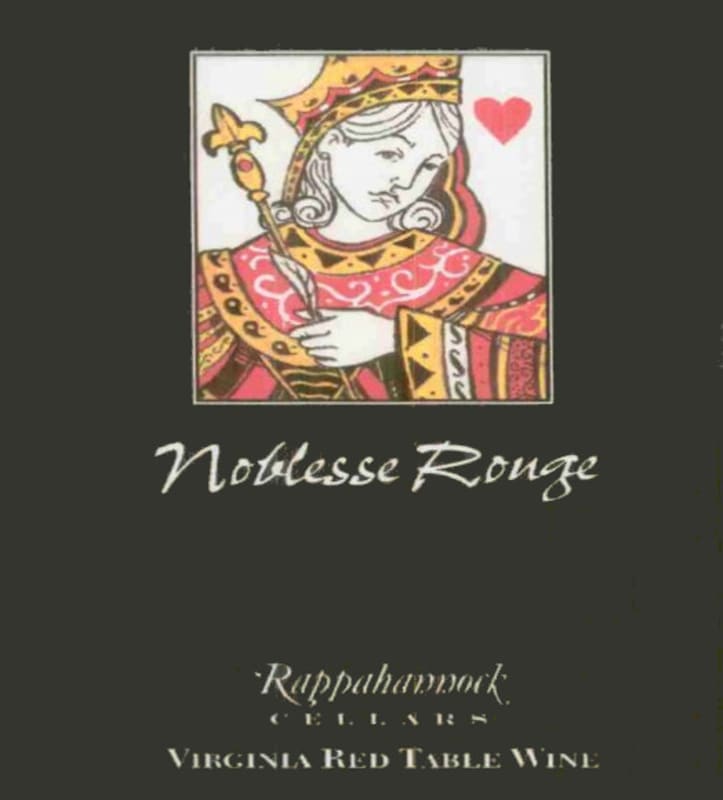 Rappahannock Noblesse Rouge 2011 Front Label