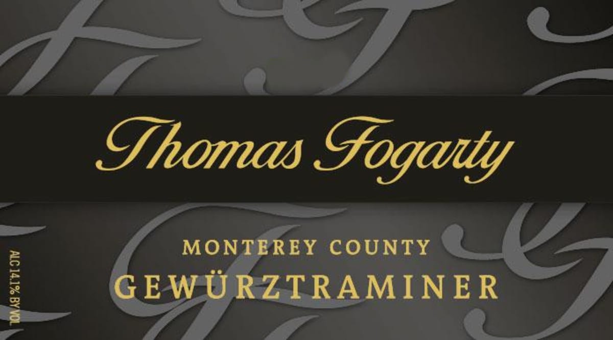 Fogarty Monterey County Gewurztraminer 2011 Front Label