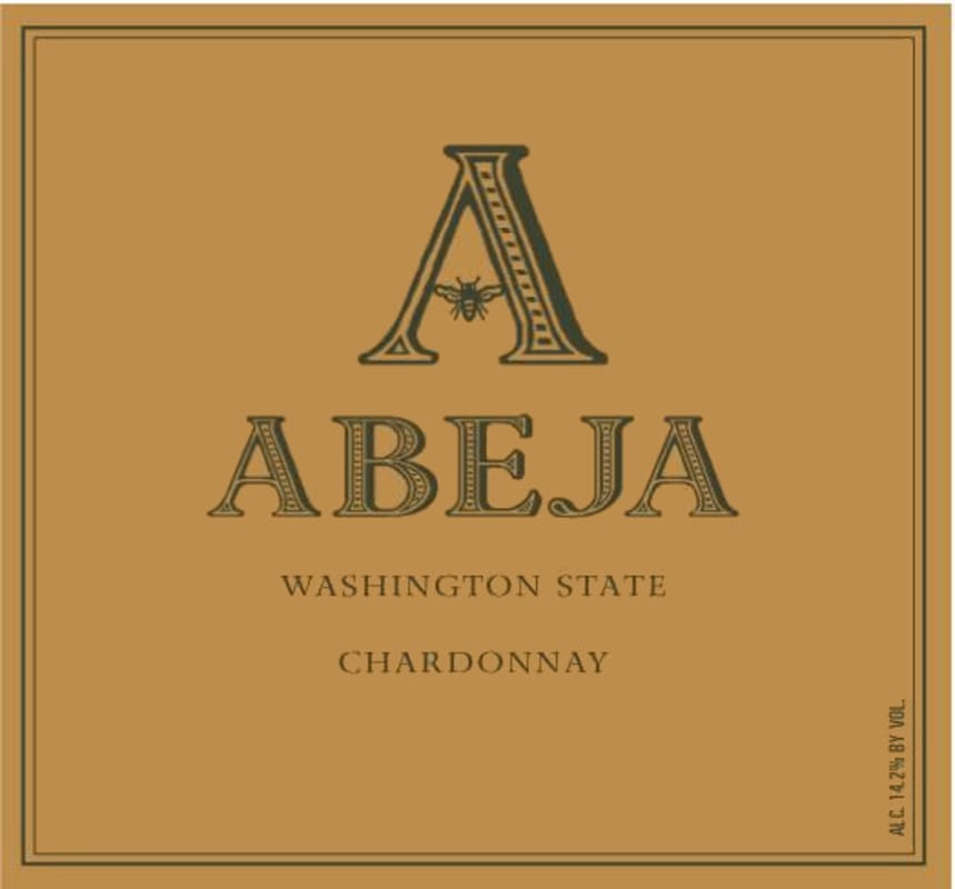 Abeja Washington State Chardonnay 2011 Front Label