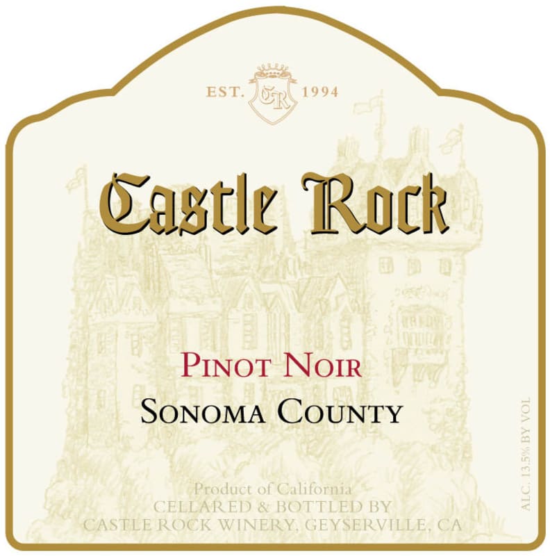 Castle Rock Pinot Noir 2011 Front Label
