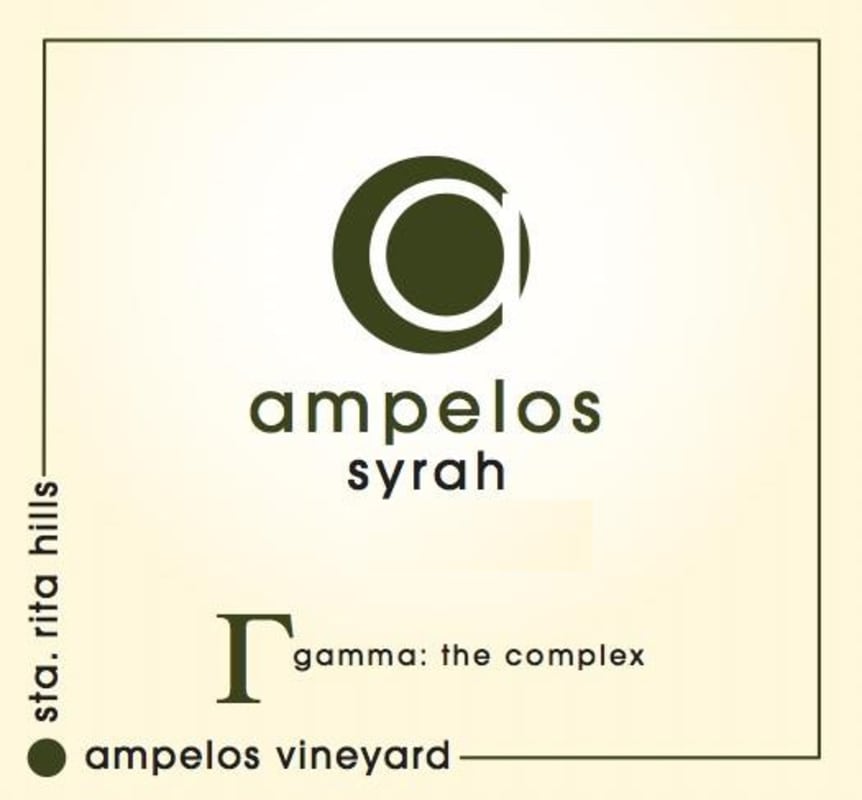 Ampelos Cellars Gamma: The Complex Syrah 2011 Front Label