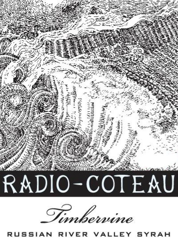 Radio-Coteau Timbervine Syrah 2011 Front Label