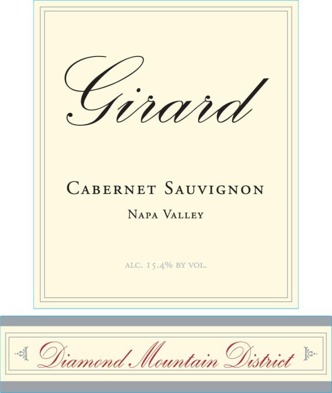 Girard Diamond Mountain District Cabernet Sauvignon 2011 Front Label