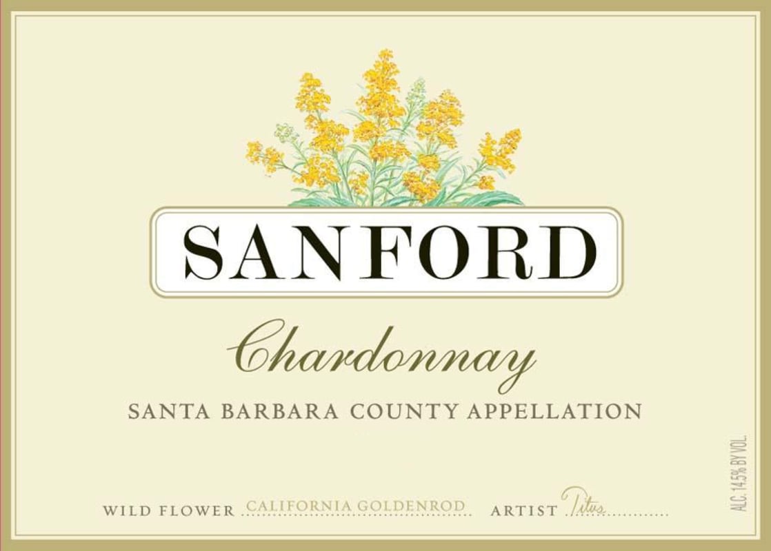 Sanford Santa Barbara County Chardonnay 2011 Front Label
