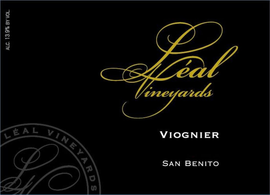 Leal Vineyards Viognier 2014 Front Label
