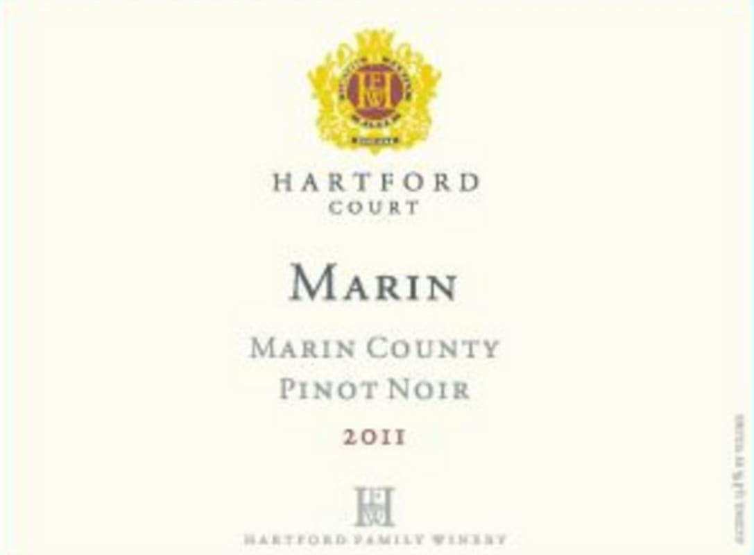 Hartford Marin Pinot Noir 2011 Front Label