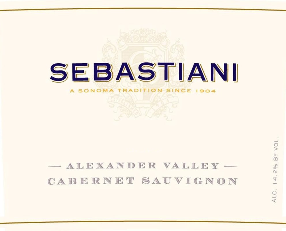 Sebastiani Alexander Valley Cabernet Sauvignon 2011 Front Label