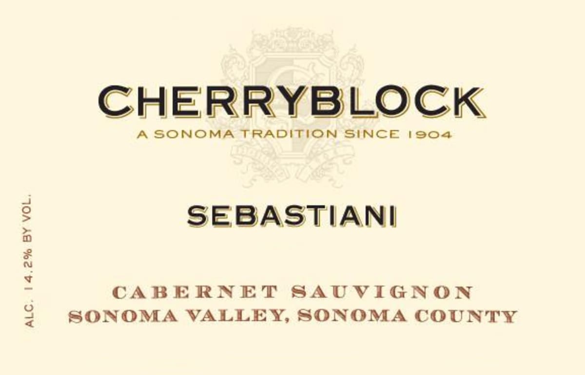 Sebastiani Cherryblock Cabernet Sauvignon 2011 Front Label
