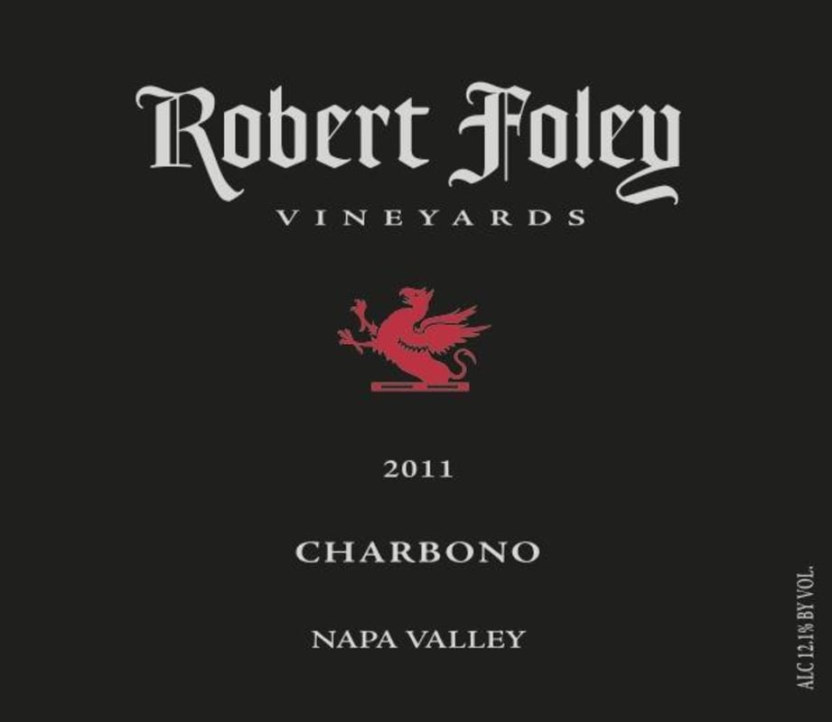 Robert Foley Vineyards Charbono 2011 Front Label