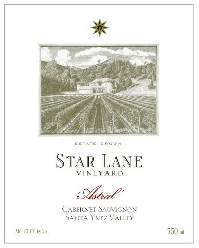 Star Lane Vineyard Astral Cabernet Sauvignon 2011 Front Label