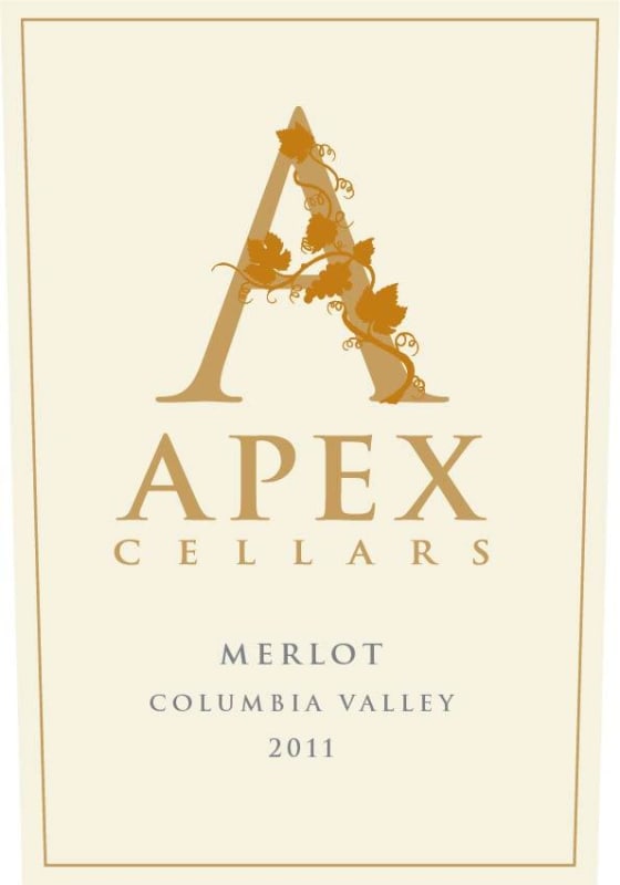 Apex Merlot 2011 Front Label