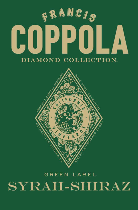 Francis Ford Coppola Diamond Collection Syrah 2011 Front Label
