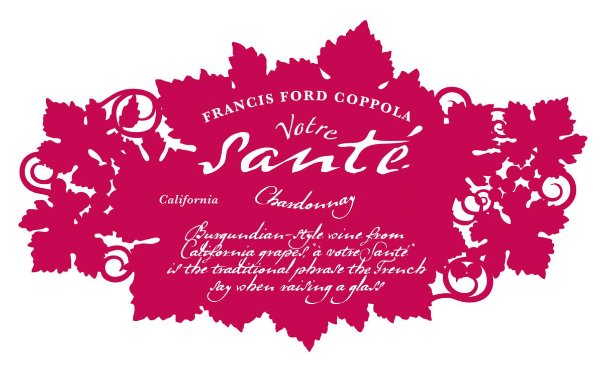 Francis Ford Coppola Votre Sante Chardonnay 2011 Front Label
