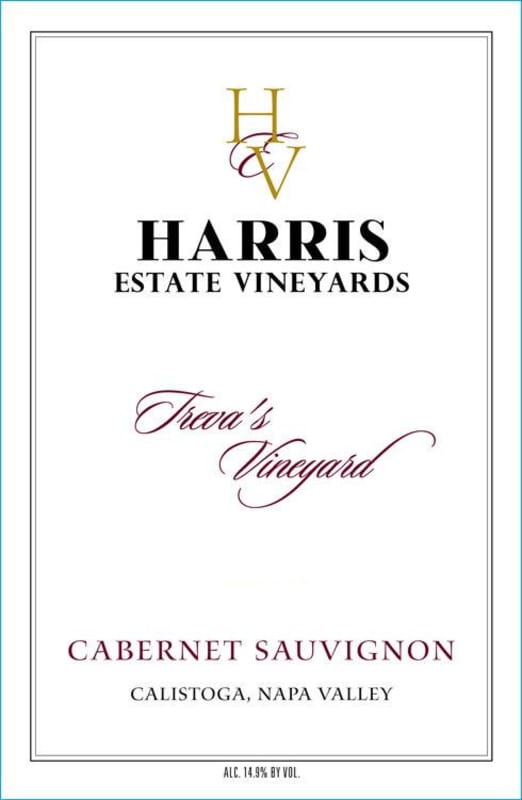 Heritage School Vineyards Treva's Vineyard Cabernet Sauvignon 2011 Front Label