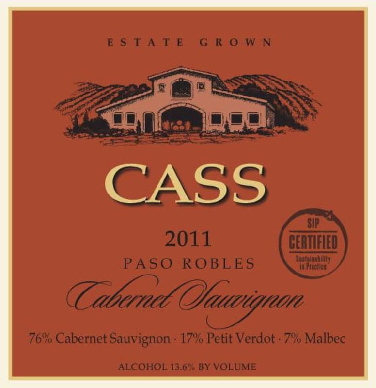 Cass Winery Cabernet Sauvignon 2011 Front Label