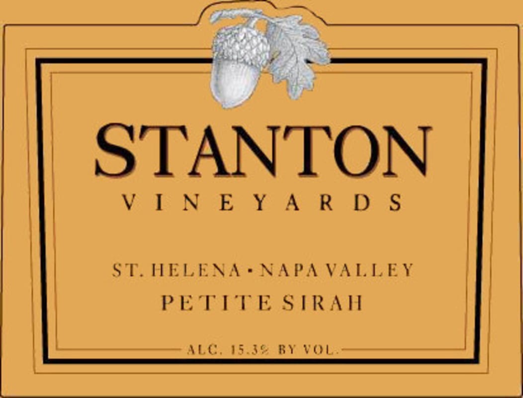 Stanton Vineyards St. Helena Petite Sirah 2011 Front Label
