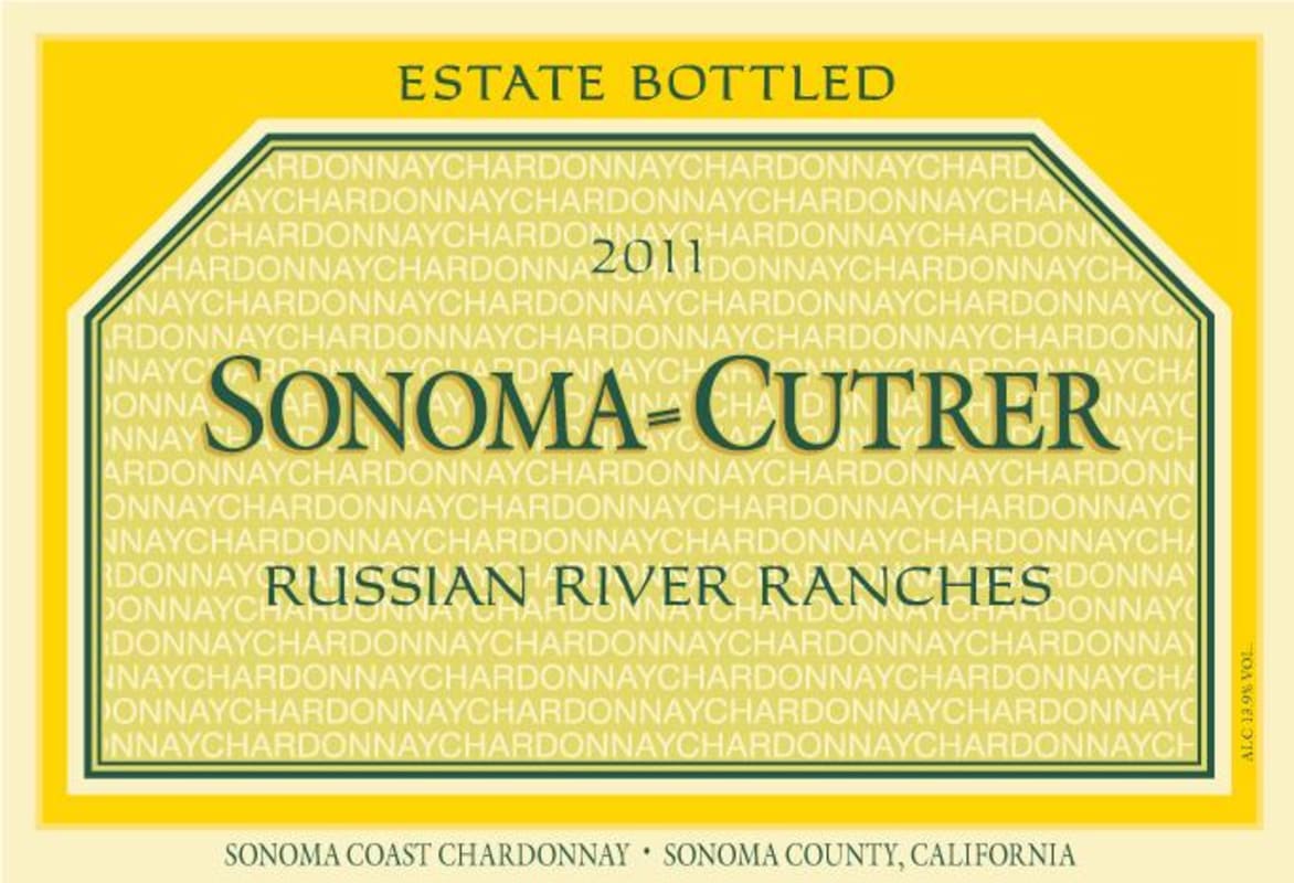 Sonoma-Cutrer Russian River Ranches Chardonnay 2011 Front Label