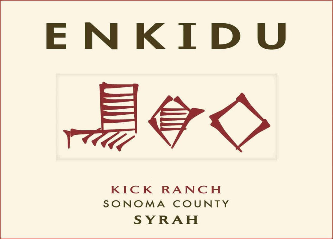 Enkidu Kick Ranch Syrah 2011 Front Label