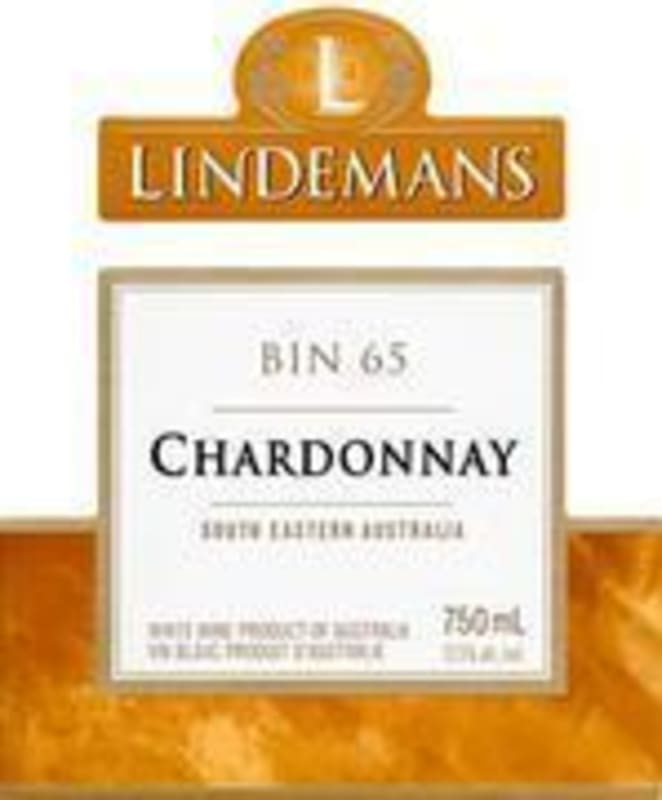 Lindeman’s Bin Series Bin 65 Chardonnay 2001 Front Label