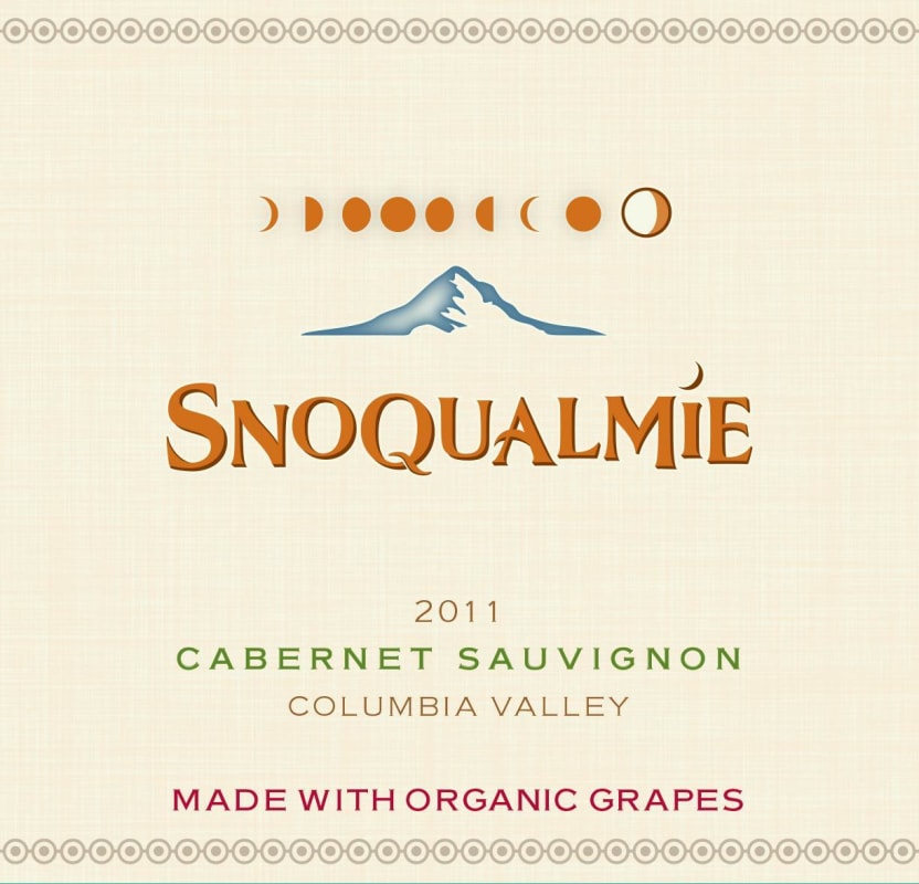 Snoqualmie Cabernet Sauvignon 2011 Front Label