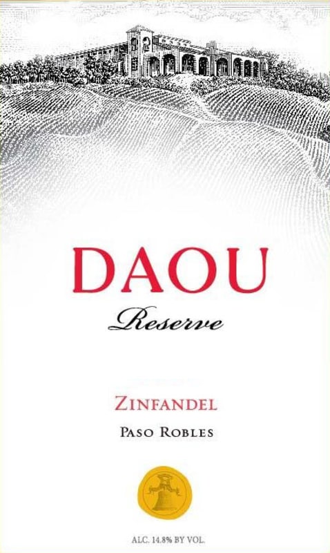 DAOU Reserve Zinfandel 2011 Front Label