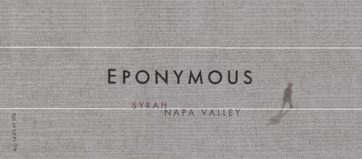 Eponymous Syrah 2011 Front Label