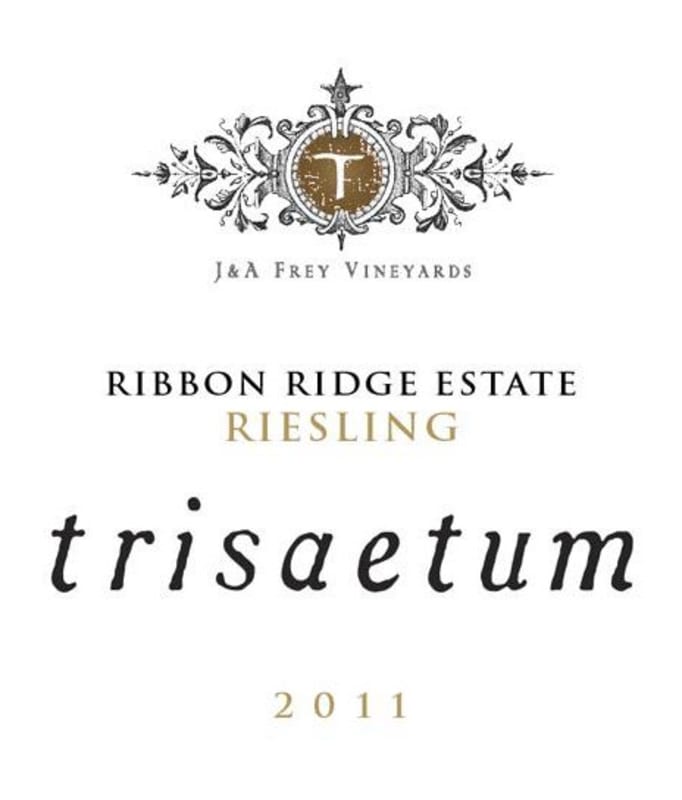 Trisaetum Ribbon Ridge Estate Dry Riesling 2011 Front Label
