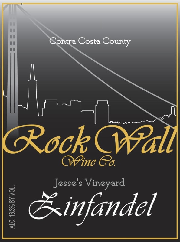 Rock Wall Jesse's Vineyard Zinfandel 2011 Front Label