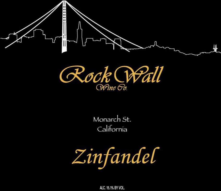 Rock Wall Monarch Street Zinfandel 2011 Front Label