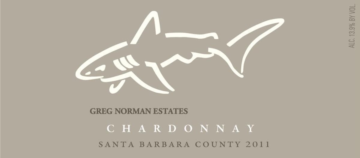 Greg Norman Estates Santa Barbara Chardonnay 2011 Front Label