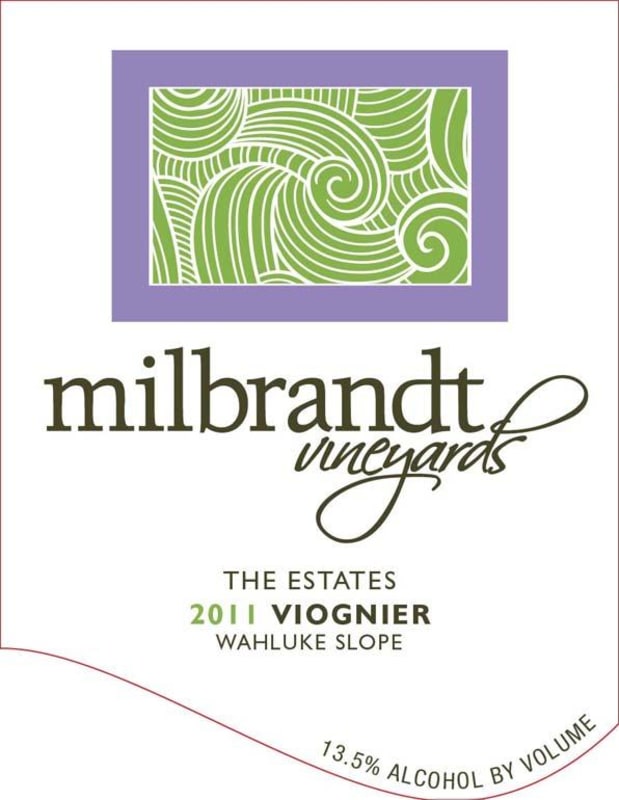 Milbrandt The Estates Viognier 2011 Front Label