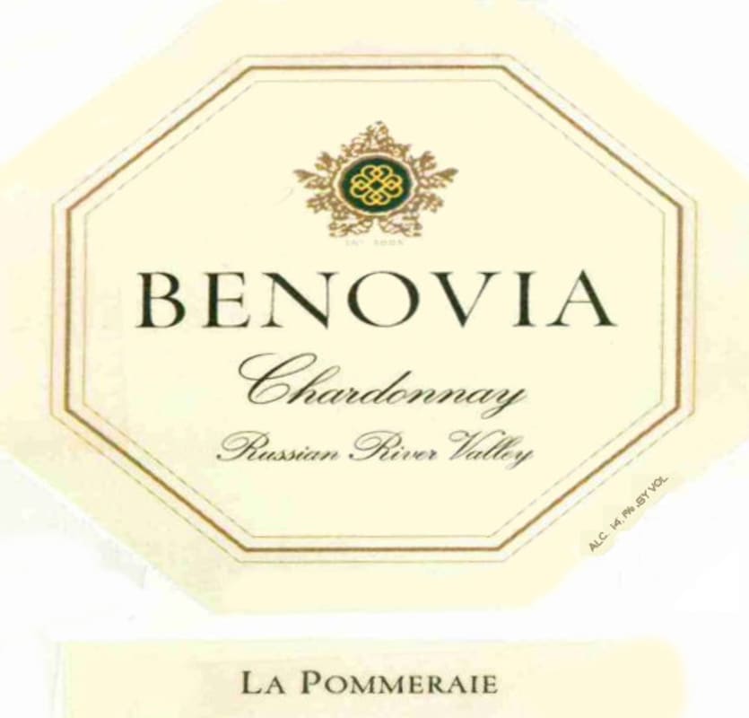 Benovia La Pommeraie Chardonnay 2011 Front Label