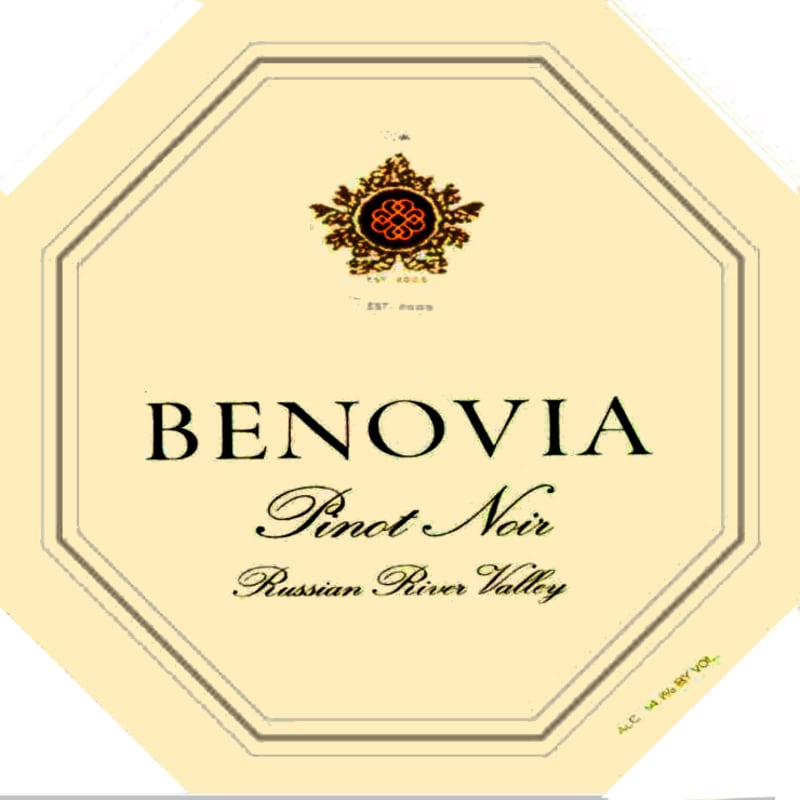 Benovia Russian River Valley Pinot Noir 2011 Front Label