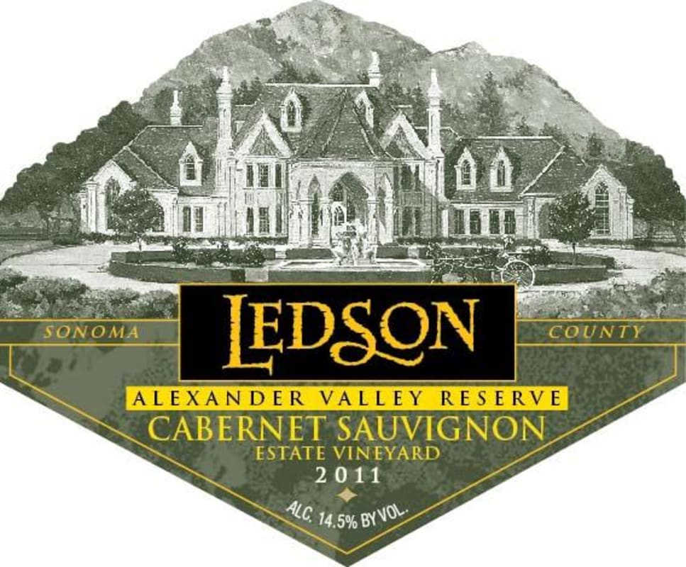 Ledson Winery & Vineyards Reserve Cabernet Sauvignon 2011 Front Label