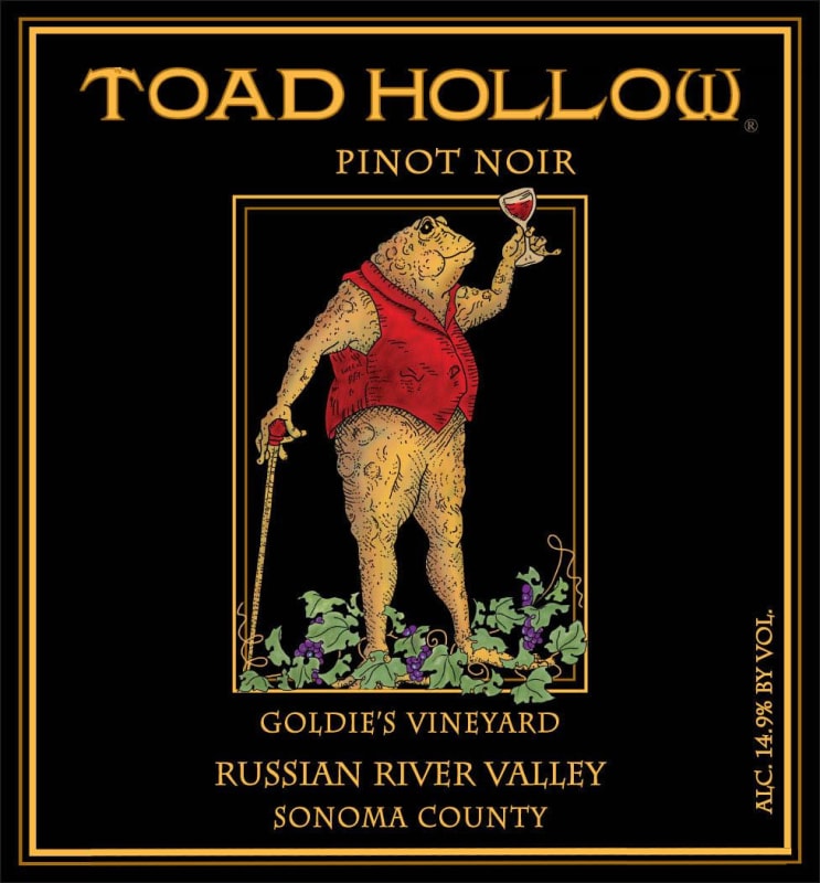 Toad Hollow Goldie's Vines Pinot Noir 2011 Front Label