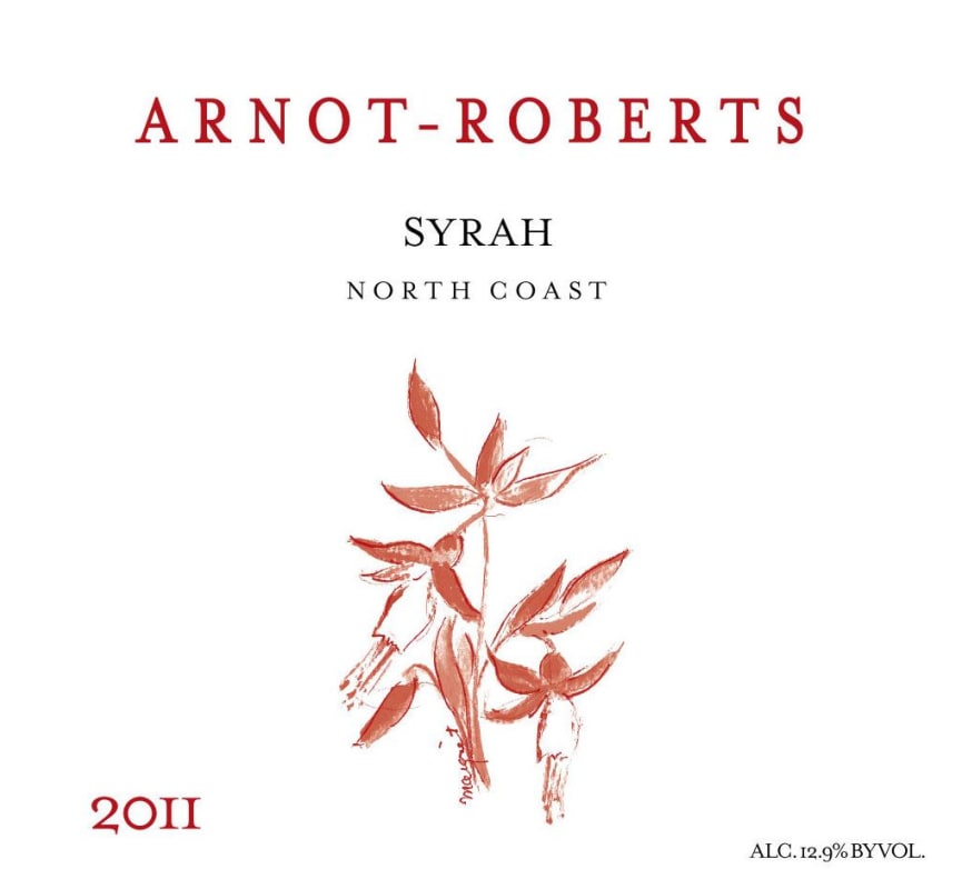 Arnot-Roberts North Coast Syrah 2011 Front Label