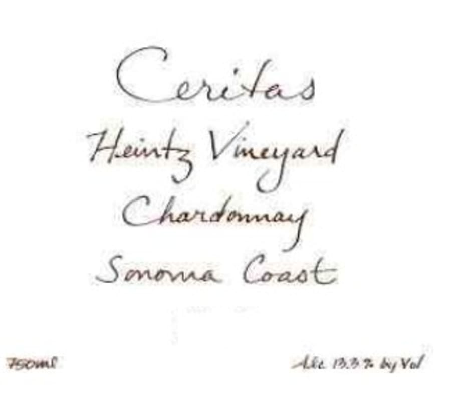 Ceritas Charles Heintz Vineyard Chardonnay 2011 Front Label