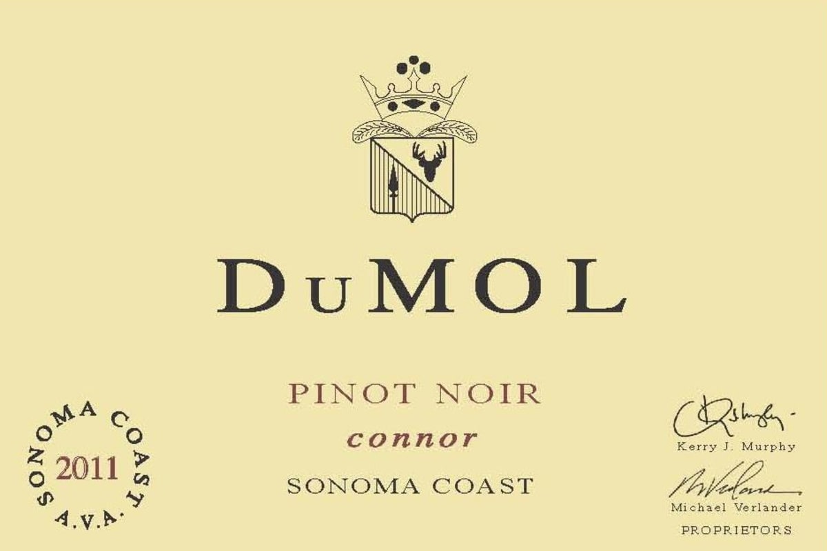 DuMOL Connor Pinot Noir 2011 Front Label