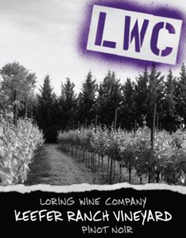 Loring Wine Company Keefer Pinot Noir 2011 Front Label