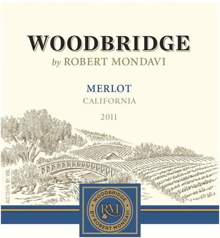 Woodbridge Merlot 2011 Front Label