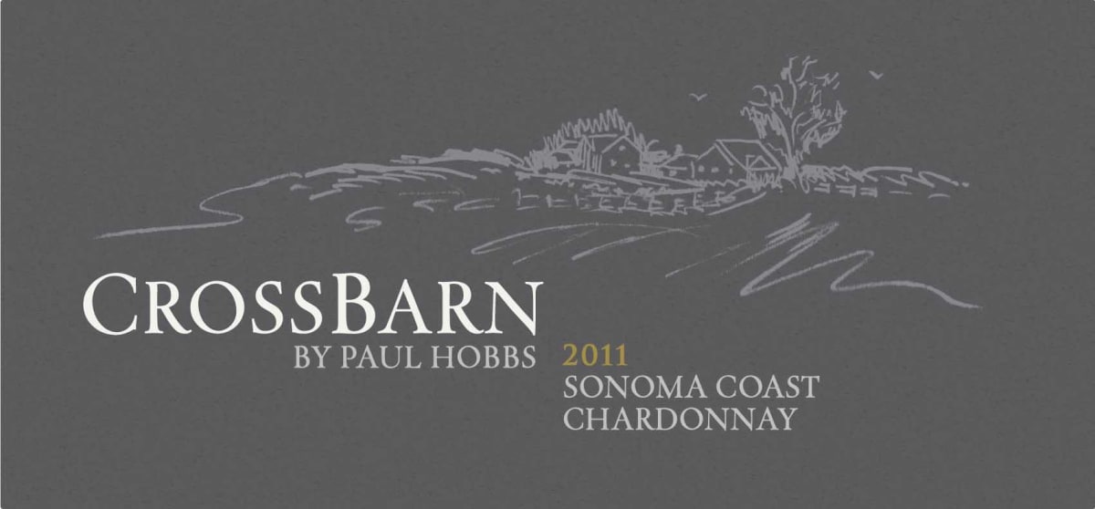 Crossbarn by Paul Hobbs Sonoma Coast Chardonnay 2011 Front Label