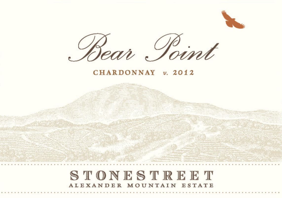 Stonestreet Bear Point Chardonnay 2012 Front Label