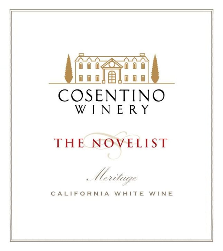 Cosentino The Novelist White Meritage 2012 Front Label