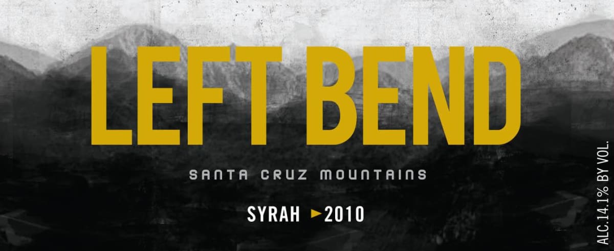 Left Bend Winery Syrah 2010 Front Label