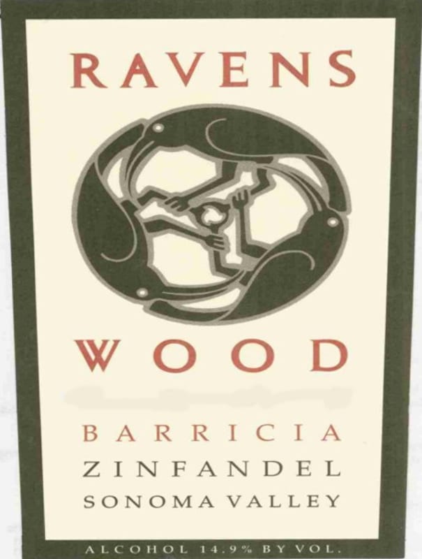 Ravenswood Barricia Vineyard Zinfandel 2012 Front Label