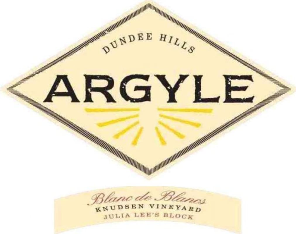 Argyle Knudsen Vineyard Julia Lee's Block Blanc de Blancs 2012 Front Label