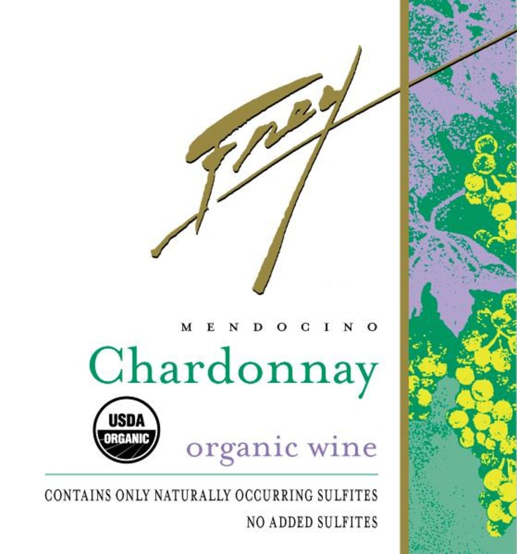Frey Organic Chardonnay 2012 Front Label