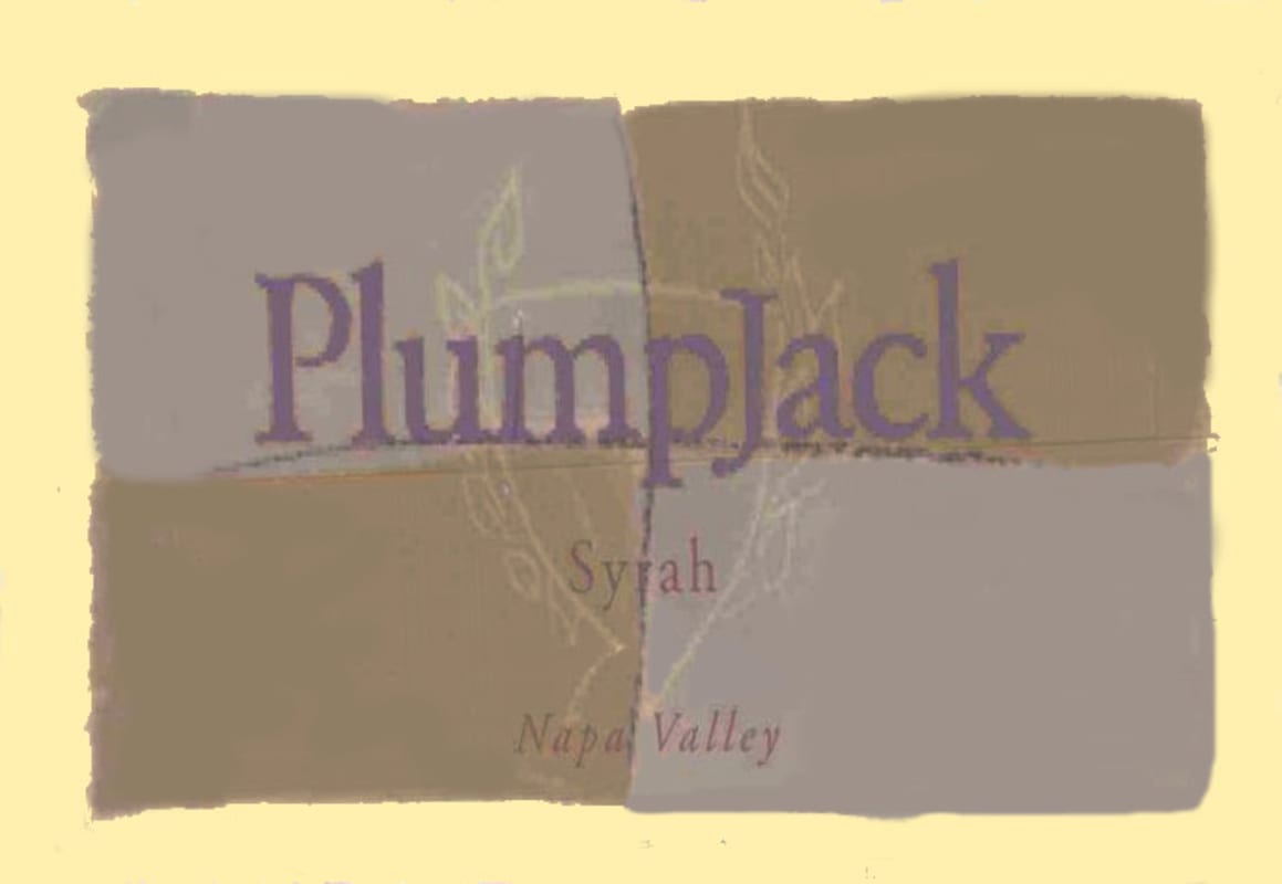 PlumpJack Syrah 2012 Front Label