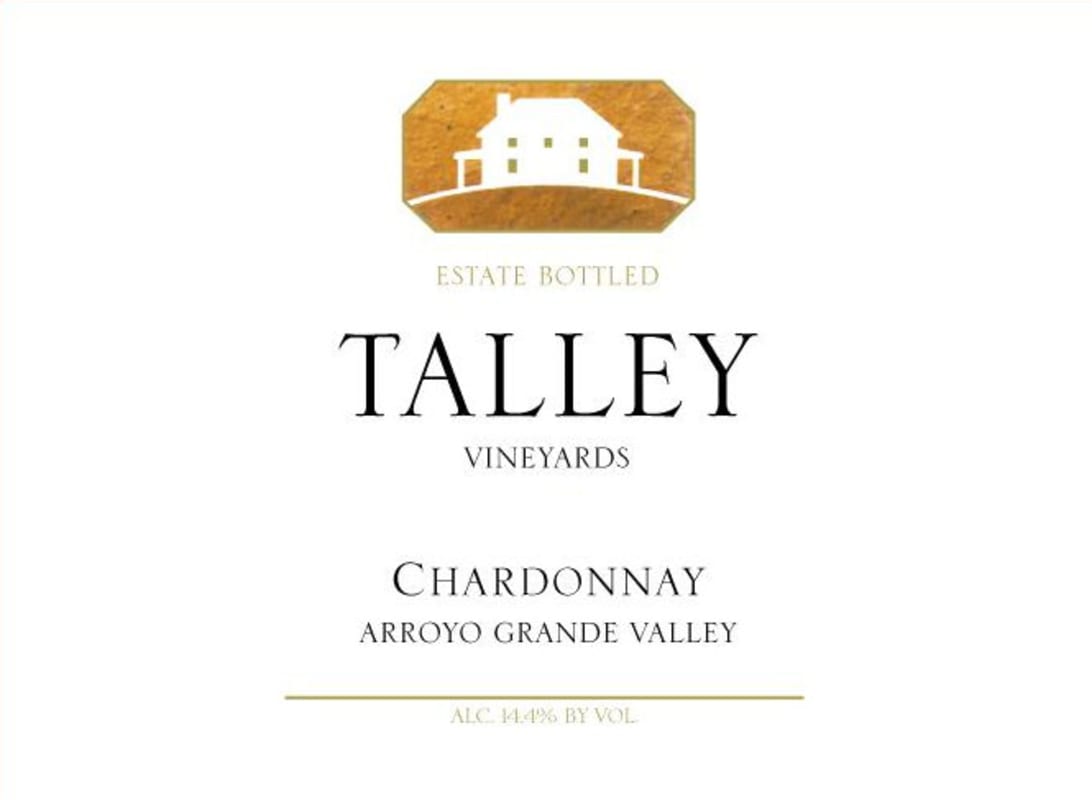 Talley Arroyo Grande Valley Chardonnay 2012 Front Label