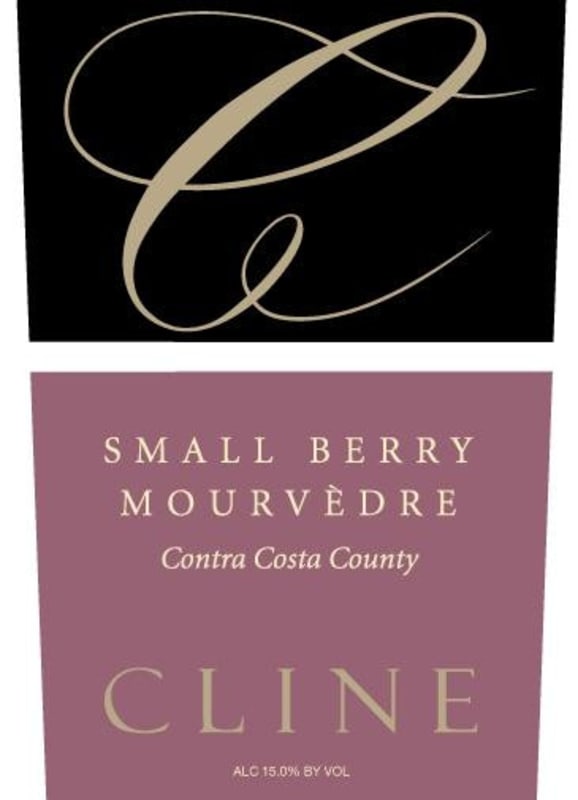 Cline Small Berry Mourvedre 2012 Front Label